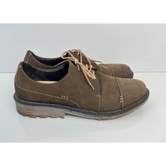 Naot Other - Naot Simiyu Oxford Cap Toe Mens Shoes Brown Suede Lace Up EU 43 US 10